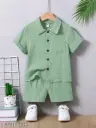 Fancy Boy's Top & Bottom Suits